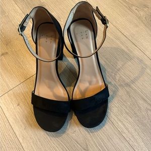 Black High Heels Open Toe